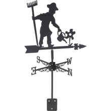 3Pcs Creative Iron Weather Vanes for Outdoor Yard and Roof Decoration