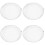 4Pcs Silver Reptile Lamp Dome Heat Protector for Lizard Tank 6