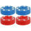 4Pcs Durable Plastic Ice Hockey Training Pucks Lightweight Assorted 4