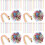 400Pcs Strong Iron Dog Tag Chains Beaded Chains for Decoration Crafts 11