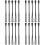 20Pcs Double-Sided Black Egg Whisk Spoon Plastic Baking Tools 6