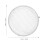 4Pcs Silver Reptile Lamp Dome Heat Protector for Lizard Tank 10