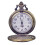 2Pcs Bronze Coffee Quartz Chain Pocket Watch Retro Style Accessory 1