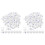 200Pcs Portable Mini Compressed Coin Tissues Assorted Colors Daily Use 2