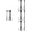 20Pcs Double-Sided Black Egg Whisk Spoon Plastic Baking Tools 7