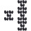40Pcs Mini Black Mic Covers Sponge Windscreens for Lapel Headset Mics 8
