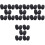 40Pcs Mini Black Mic Covers Sponge Windscreens for Lapel Headset Mics 5