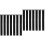 20Pcs Elastic Black Nylon Hook and Loop Strap Waterproof Fixing Tape 5