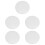 5Pcs Silver Cake Drum Cake Plate Round for Home Baking 7