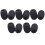 40Pcs Mini Black Mic Covers Sponge Windscreens for Lapel Headset Mics 2