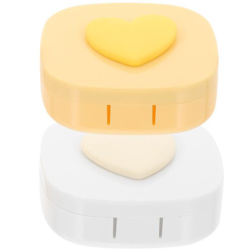 4Sets Travel Leakproof Contact Lens Holder Plastic Compact Storage Box 1