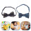 4Pcs Pre-Tied Adjustable Kids Bow Ties Polyester Multi- 8