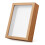 2Pcs Wooden Keepsake Box Flower Pressed Frame Khaki Display Holder 1