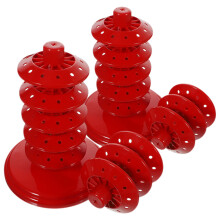 4Pcs Stable Red PP Lollipop Holder Multi-Layer Display Stand