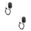 2Pcs Black Recliner Handle Replacement with Cable Universal for Sofas 4