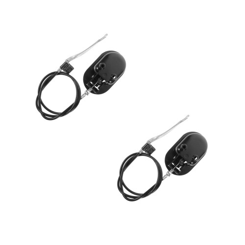2Pcs Black Recliner Handle Replacement with Cable Universal for Sofas 2