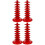 4Pcs Stable Red PP Lollipop Holder Multi-Layer Display Stand 7