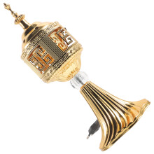 2Pcs Candle Warmer Light Metal Gold Decorative Wax Melt Warmer