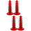 4Pcs Stable Red PP Lollipop Holder Multi-Layer Display Stand 9