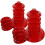 4Pcs Stable Red PP Lollipop Holder Multi-Layer Display Stand 2