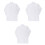 3Pcs Cotton Kids White Coats Simple Cosplay Uniform 3