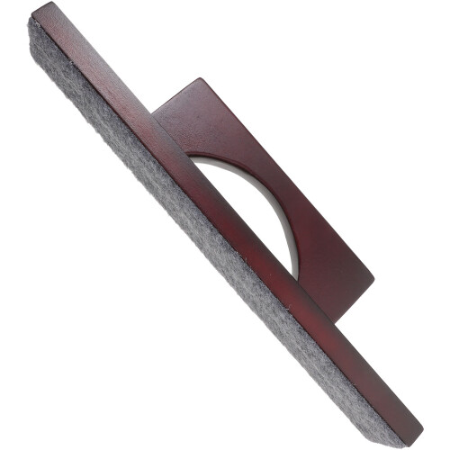 5Pcs Shuffleboard Table Accessories Dark Red Brush Wood and Polyester 2