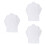 3Pcs Cotton Kids White Coats Simple Cosplay Uniform 5