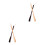 4Pcs Solid Wood Standing Shoe Horn Long Handle for Seniors Multi-Color 10