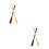 4Pcs Solid Wood Standing Shoe Horn Long Handle for Seniors Multi-Color 9