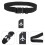 2Sets Black Suitcase Packing Strap Set with Tags for Secure Travel 7