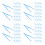 400Pcs Blue Plastic Tweezers Small Disposable Beads Holder 5