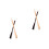 4Pcs Solid Wood Standing Shoe Horn Long Handle for Seniors Multi-Color 6