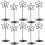 20Pcs Black Metal Table Number Stands Multipurpose Photo Holders 1