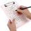 20Pcs Plastic A5 Clip Boards Paper Holder with Rounded Edges 6