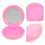 2Pcs Compact Pink Denture Keeper with Mirror Practical Travel Case 10