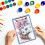 20Pcs Plastic A5 Clip Boards Paper Holder with Rounded Edges 5