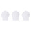 3Pcs Cotton Kids White Coats Simple Cosplay Uniform 4
