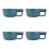 4Pcs Blue Handheld Shaving Bowl for Men Deep Soap Container 5