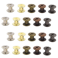 300Sets Assorted Color Rivets Kit Double-Sided for DIY Repairs