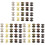 300Sets Assorted Color Rivets Kit Double-Sided for DIY Repairs 3