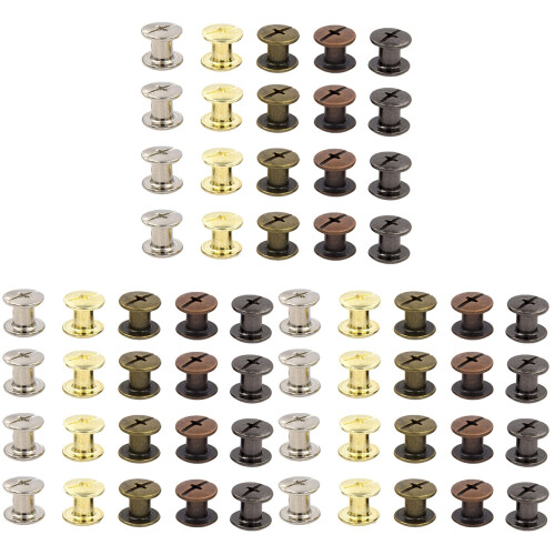 300Sets Assorted Color Rivets Kit Double-Sided for DIY Repairs 2