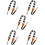 5Pcs Cotton Ukulele Shoulder Strap Adjustable Multi-Color Belt 7