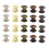 300Sets Assorted Color Rivets Kit Double-Sided for DIY Repairs 2