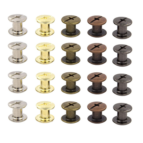 300Sets Assorted Color Rivets Kit Double-Sided for DIY Repairs 1