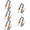 5Pcs Cotton Ukulele Shoulder Strap Adjustable Multi-Color Belt 10