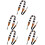 5Pcs Cotton Ukulele Shoulder Strap Adjustable Multi-Color Belt 5