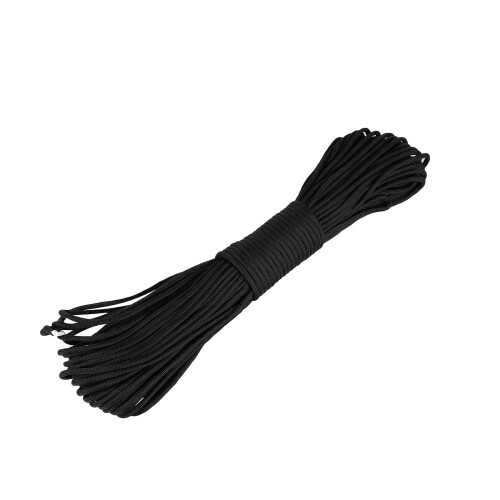 3Pcs Black Core Paracord Reliable Camping Hiking Rope