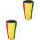 2Pcs Assorted Color Oxford Cloth Waterproof Drum Storage Bag 3