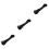 3Pcs Black Core Paracord Reliable Camping Hiking Rope 5