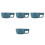 4Pcs Blue Handheld Shaving Bowl for Men Deep Soap Container 6